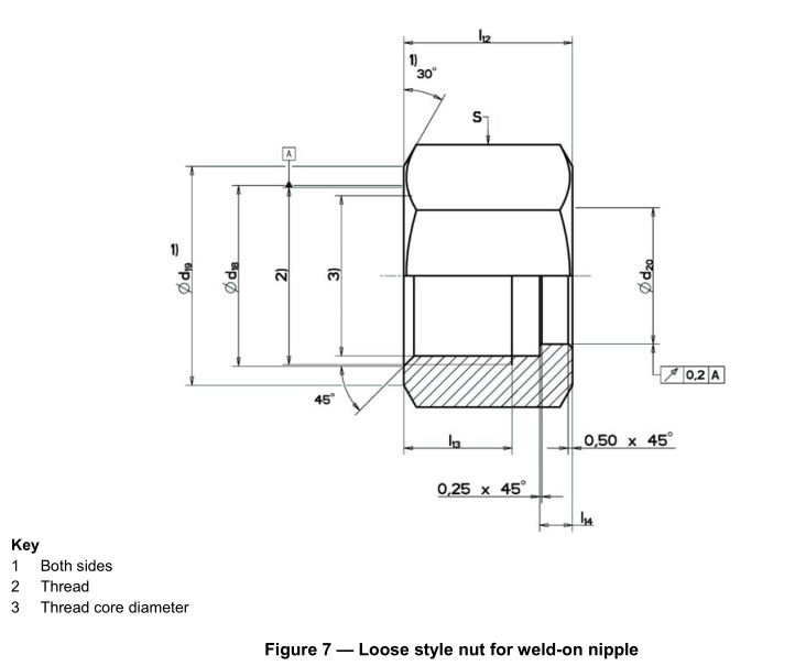 Nut_Weld-on_nipple_BSPP_fittings_ISO_8434-6 Nut_Weld-on_nipple_BSPP_fittings_ISO_8434-6