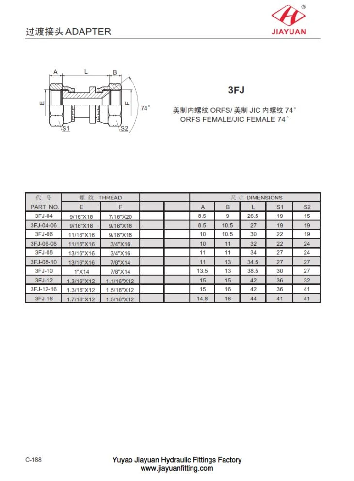 ORFS Swivel JIC Swivel